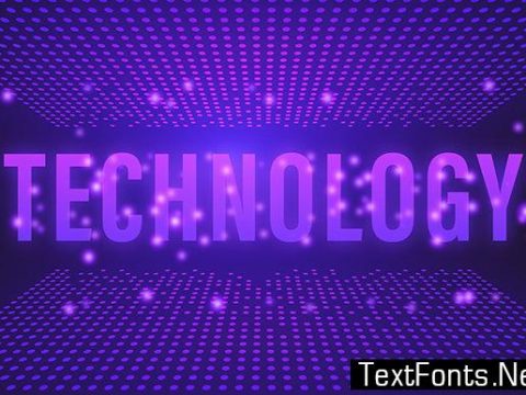 Text Effect - Technology Style Text