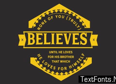 That Which He Loves for Himself - Typography Graphic Templates