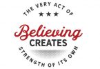 The Very Act of Believing - Typography Graphic Templates