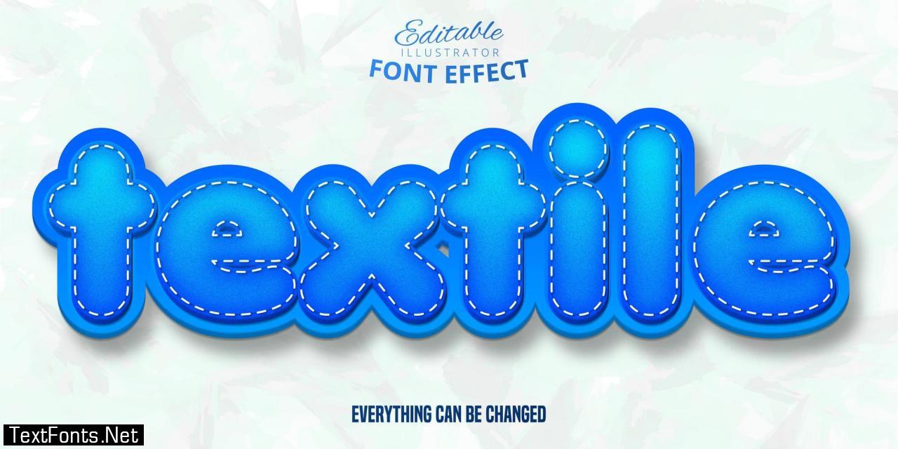 Three D blue editable font effect