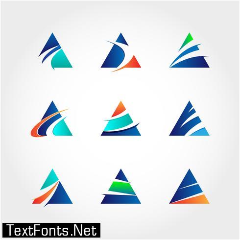 Triangle logo collection