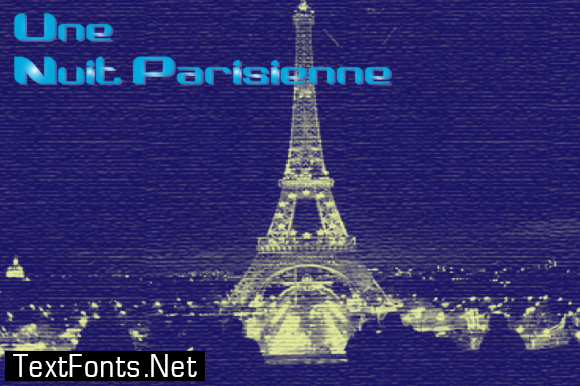 Une Nuit Parisienne Family Font