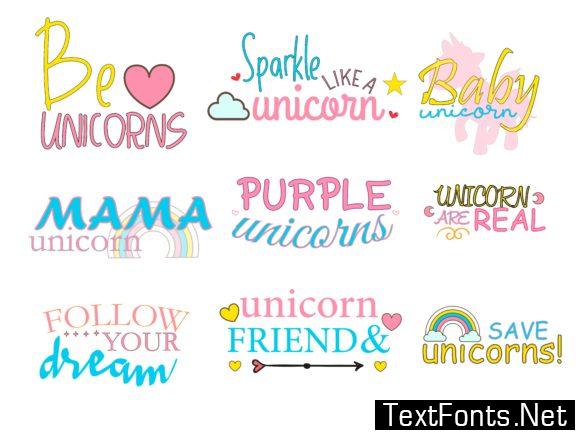 Download Unicorn Quotes Bundle 4572769