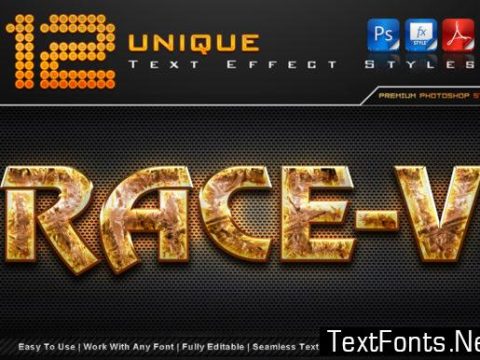 Unique Text Effect Styles (8)