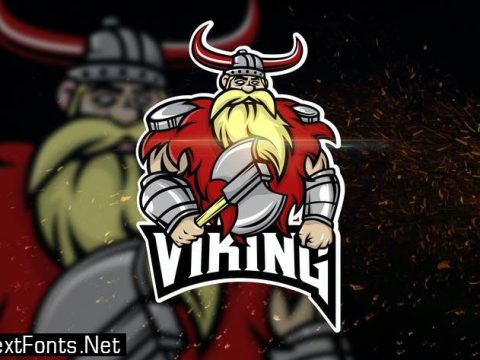 Viking - AI and PSD Esport Logo Template