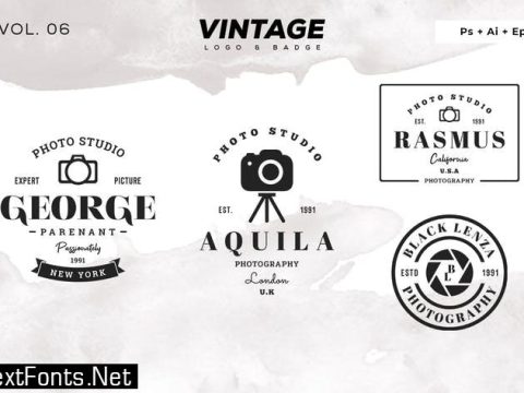 Vintage Logo & Badge Vol. 6 UQFYMF