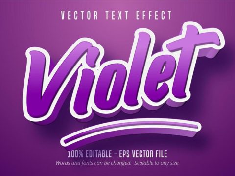 Violet text script