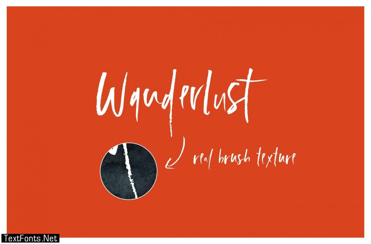 Wanderlust Font Set 2123942