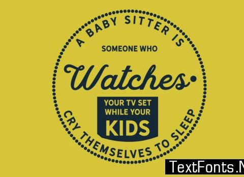 Watches Your TV Set While Your Kids Cry - Typography Graphic Templates