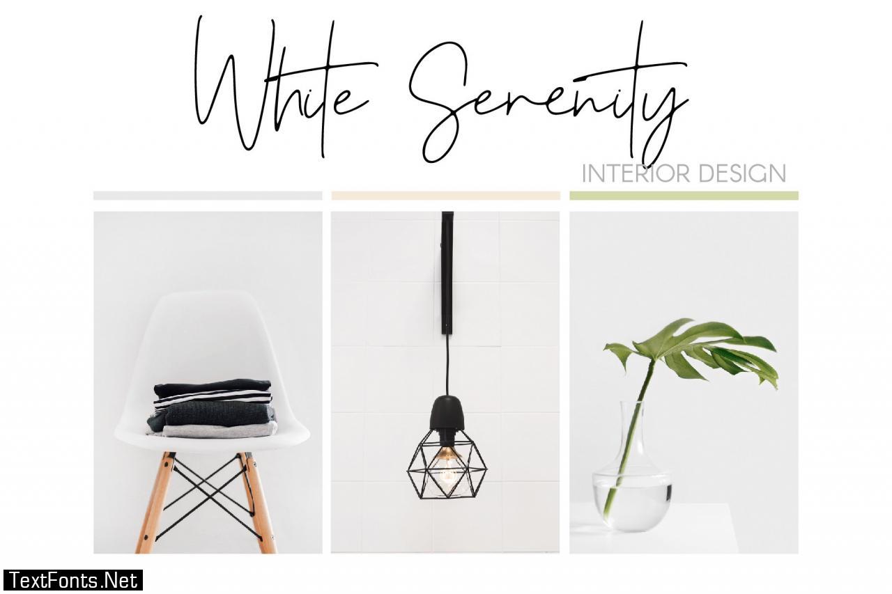 White Serenity Signature Font 2466286