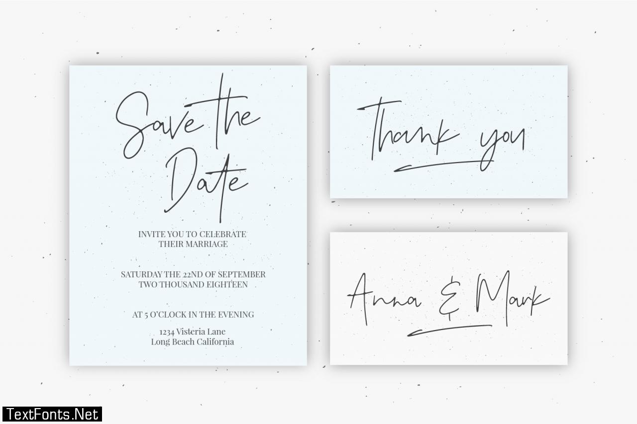 White Serenity Signature Font 2466286