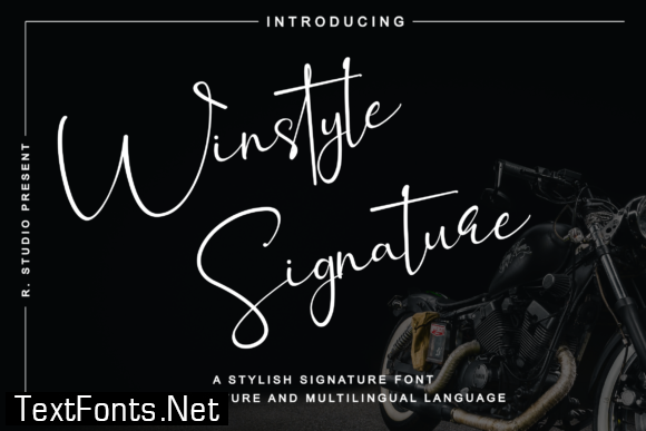 Winstyle Signature Font