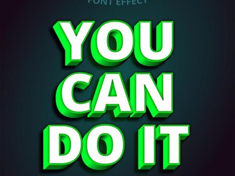 You Can Do It Text Set