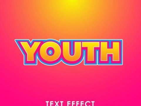 youth premium text effect