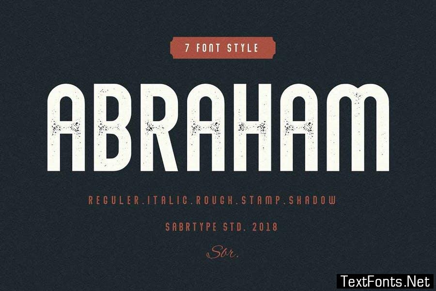 Abraham Font Family