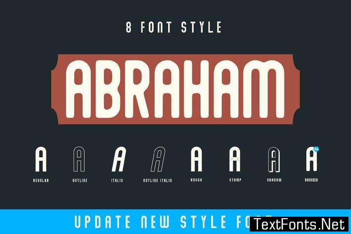 Abraham Font Family