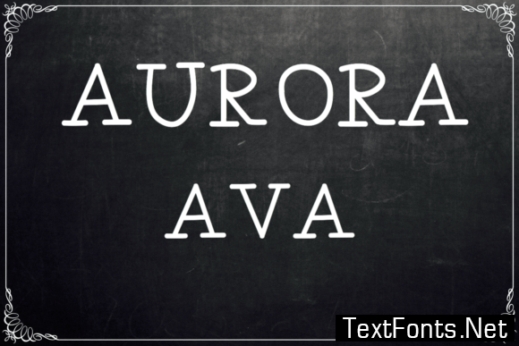 Aurora Ava Font