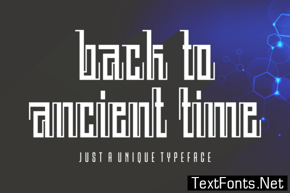 Back to Ancient Time Font