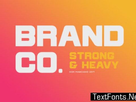 Brandco Font