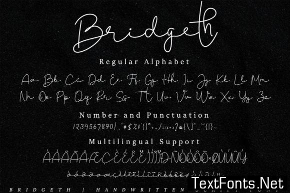 Bridgeth Font