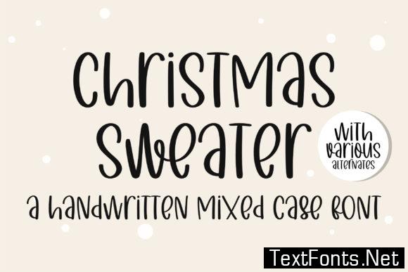 Christmas Sweater Font