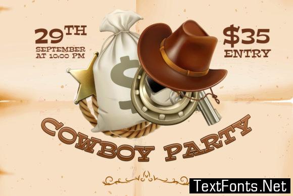 Cowboy Kids Font