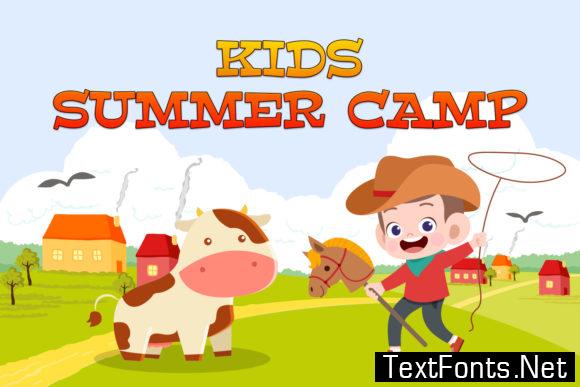 Cowboy Kids Font