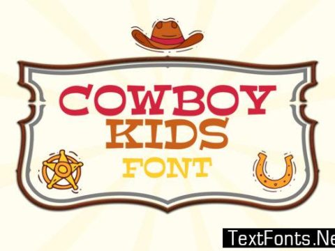 Cowboy Kids Font