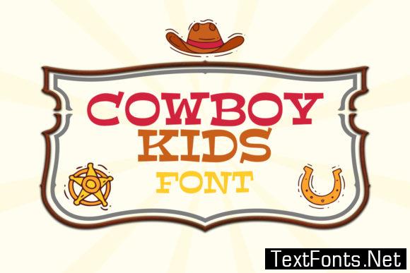 Cowboy Kids Font