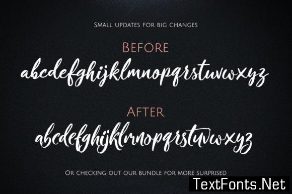 blessed bubble letters font vector