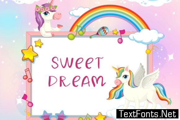 Cutie Unicorn Font