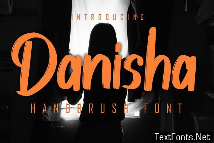 Danisha Handbrush Font