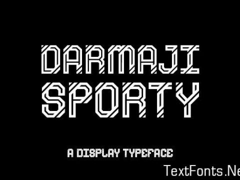 Darmaji Sporty Font