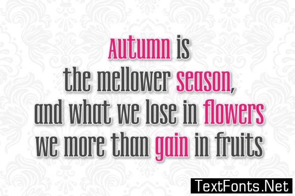 Fall Flowers Font