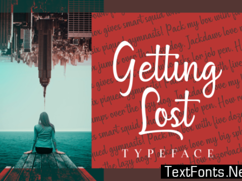 Getting Lost Font