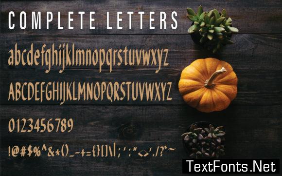 Halloween Pumpkin Font