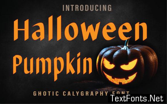 Halloween Pumpkin Font