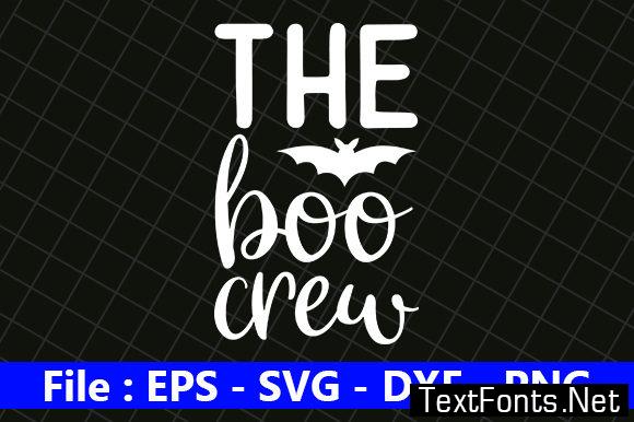 Halloween Quote Design, the Boo Crew