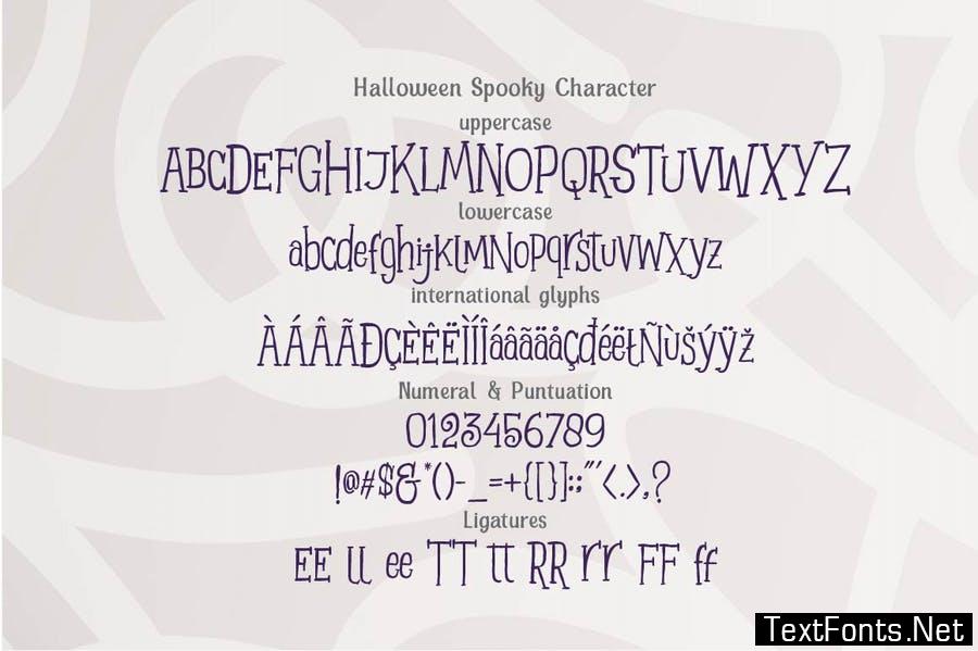 Halloween Spooky - Display Font