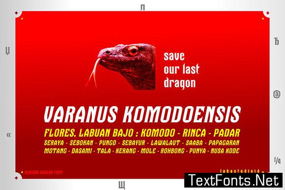 Komodo Dragon Font