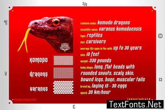 Komodo Dragon Font