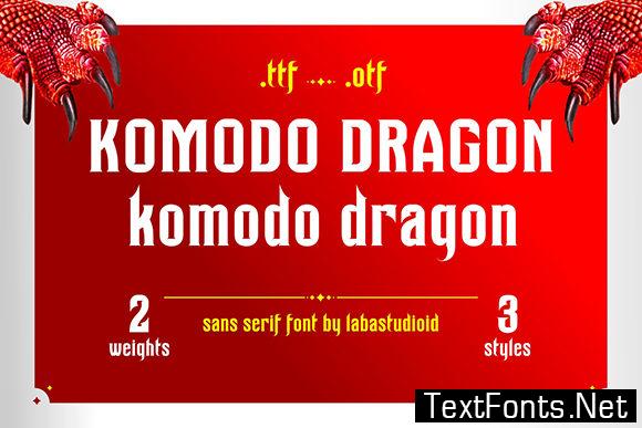 Komodo Dragon Font