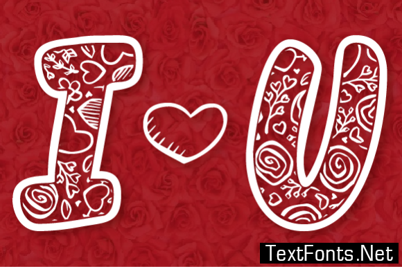 Love Flower Script Font