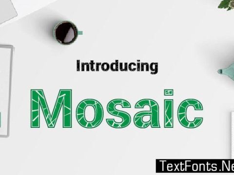 Mosaic Font