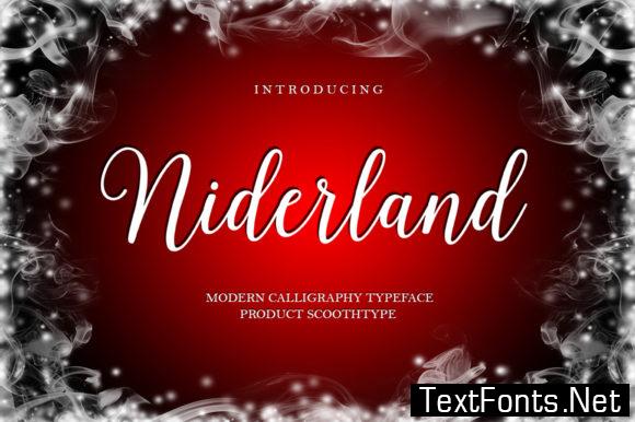 Niderland Script Font