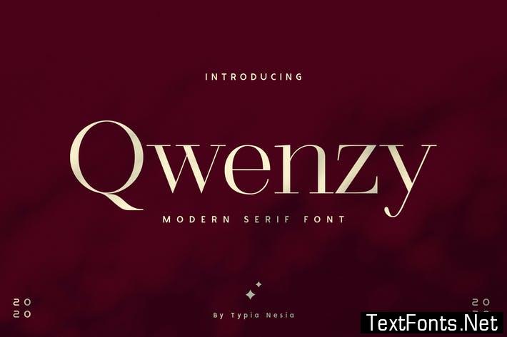 Qwenzy - Modern Serif