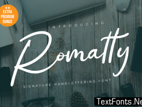 Romatty Font