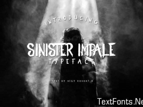 Sinister Impale Font