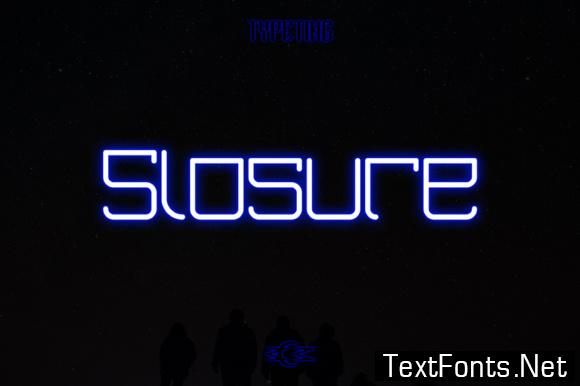 Slosure Font