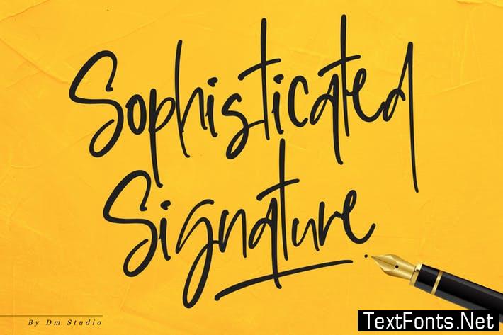 Sophisticated Signature!!